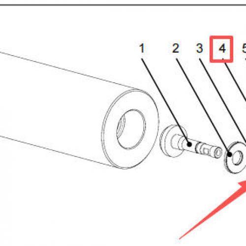 Запасная часть для оборудования гидроабразивной резки — хомут 1001652 для аккумулятора Resato